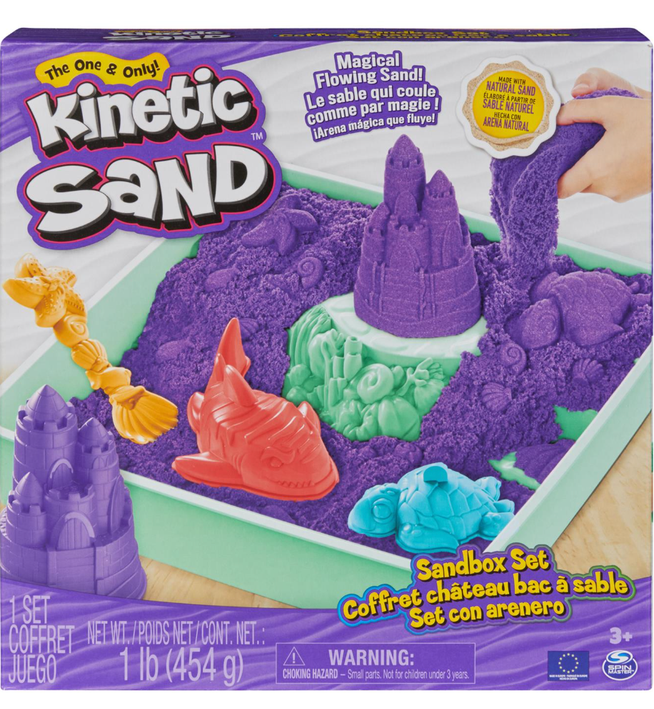 Purple Sandbox Set Kinetic Sand