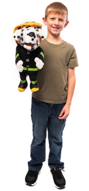 14" Dalmatian Firedog Puppet