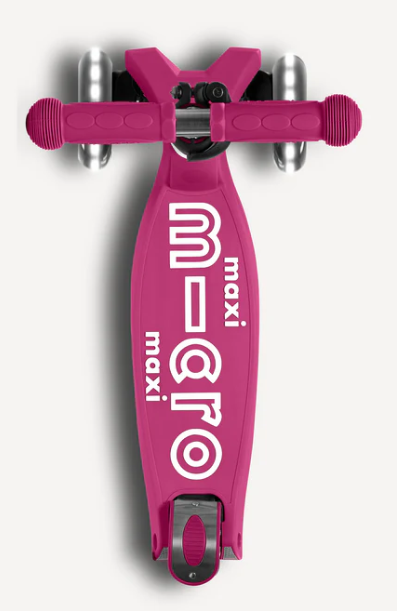 Maxi Foldable Led Berry Red Scooter