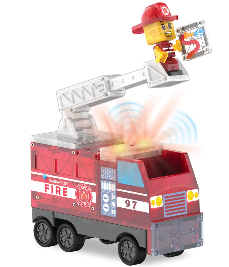 Magna-Tiles® Fire Station 50 piece set
