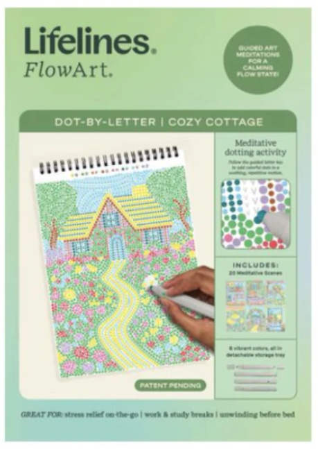 FlowArt Cozy Cottage Dot By Letter