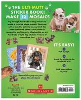 Dogs And Puppies Sticker Mosaic