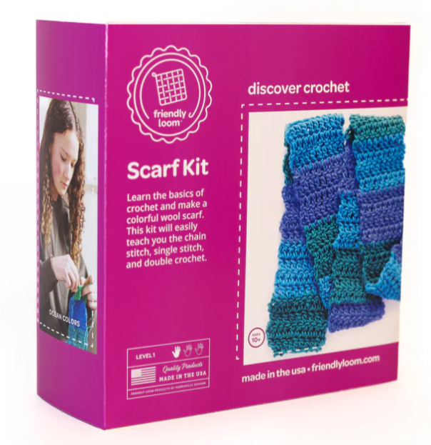 Ocean Scarf Kit Crochet