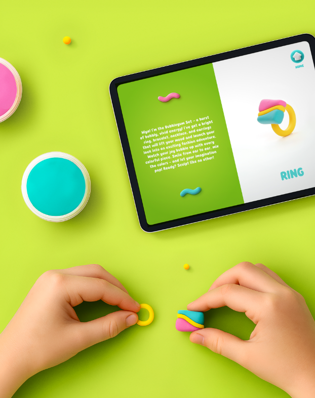 Hey Clay Bijou Vivid Accessories