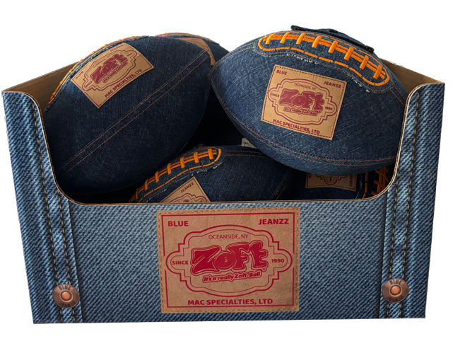 Blue Jeanzz Denim Football