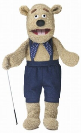 Teddy Bear With Arm Rod Puppet