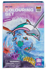 Sea Life Shimmer Coloring Set