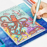 Sea Life Shimmer Coloring Set