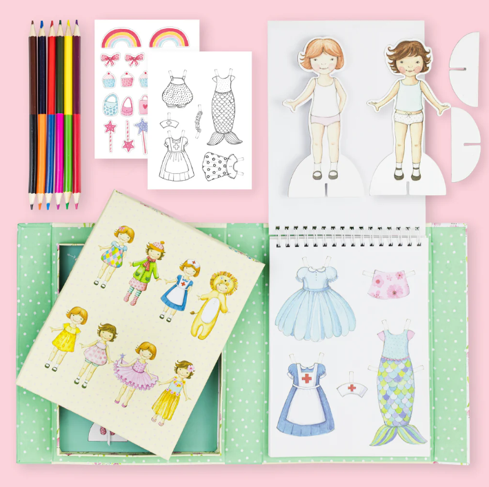 Vintage Paper Dolls Kit
