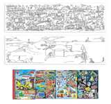 Vehicles Fold Out Coloring Book