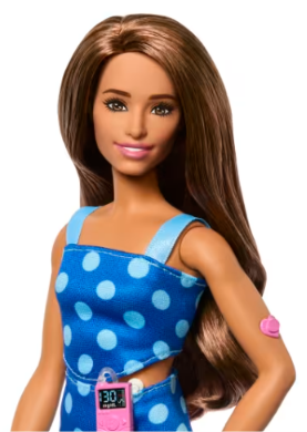 Blue Polka Dot Barbie Fashionista