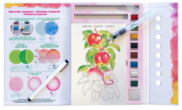 Flora Watercolor Journal