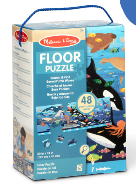 48 pc Beneath The Waves Floor Puzzle