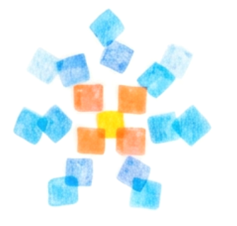 Sticker Art Set Watercolors
