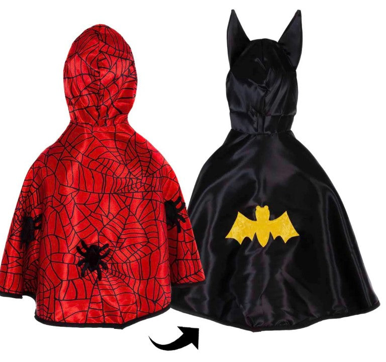 Spider Bat Toddler Cape (Reversible)