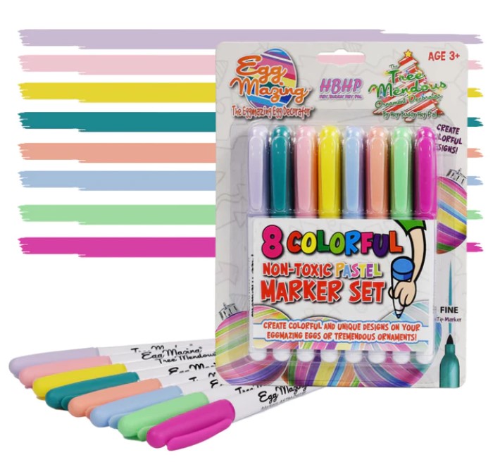 Treemendous 8 Pastel Marker Set