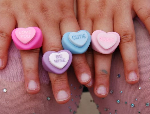 Candy Heart Rings