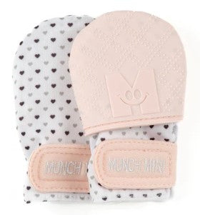 Munch Mitt Combo - Pink Hearts