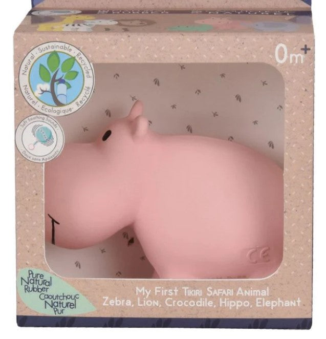 Hippo Rubber Rattle