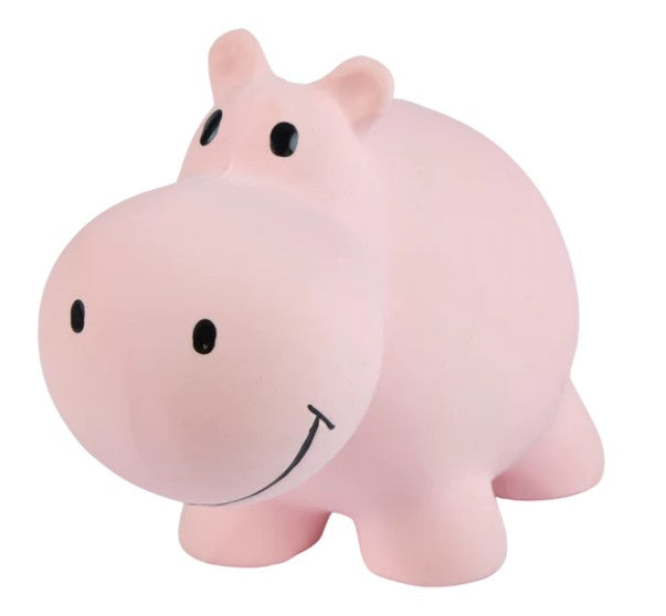 Hippo Rubber Rattle