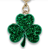 Shamrock Glitter Charm