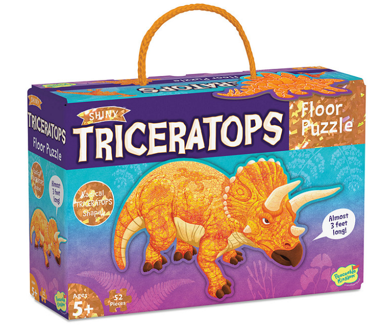 52 pc Triceratops Floor Puzzle