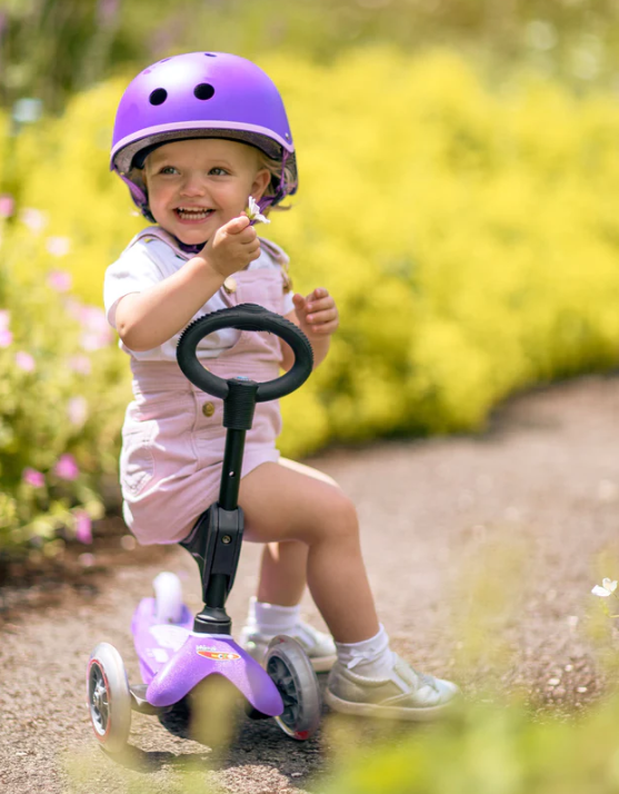 Mini Deluxe 3 in 1 Purple Scooter