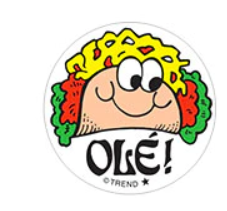 Scratch 'n Sniff Ole Taco Stickers