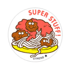 Scratch 'n Sniff Super Stuff Spaghetti Stickers