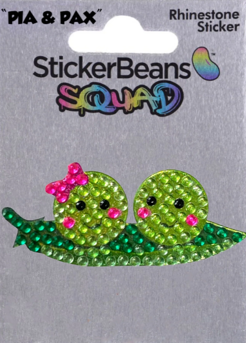 Pia and Pax Stickerbeans