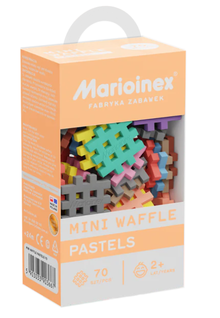 Mini Waffle Pastel 70pcs