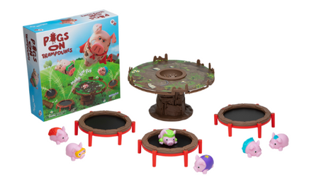 Pigs on Trampolines