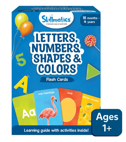 Letters Numbers Shapes Colors Flash Cards