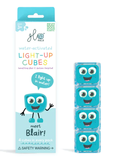 Blair Glo Pals 4 Blue Light-Up Cubes