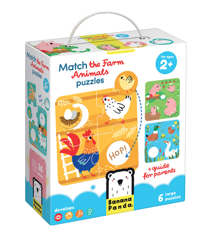 Match The Farm Animals Puzzles