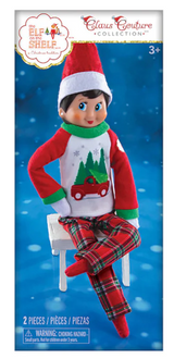 Elf on the Shelf Claus Couture Tree Farm PJs