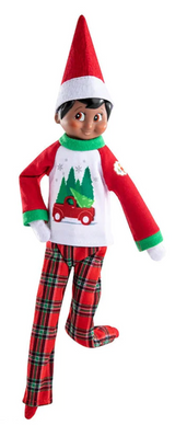 Elf on the Shelf Claus Couture Tree Farm PJs