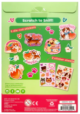 Puppies and Peaches Scented Stickers