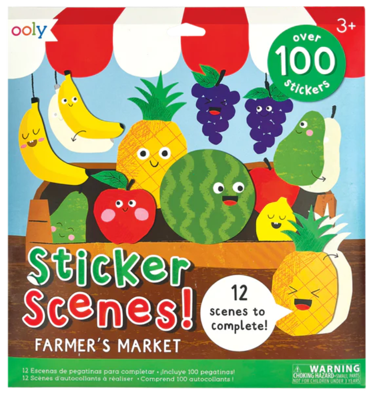 Farmers Market Sticker Scene