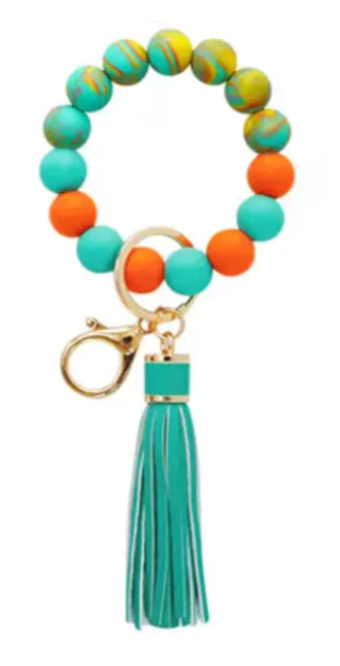 Beaded Tassel Keychain