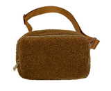 Cinnamon Sherpa Waist Bag