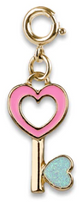 Gold Heart Key