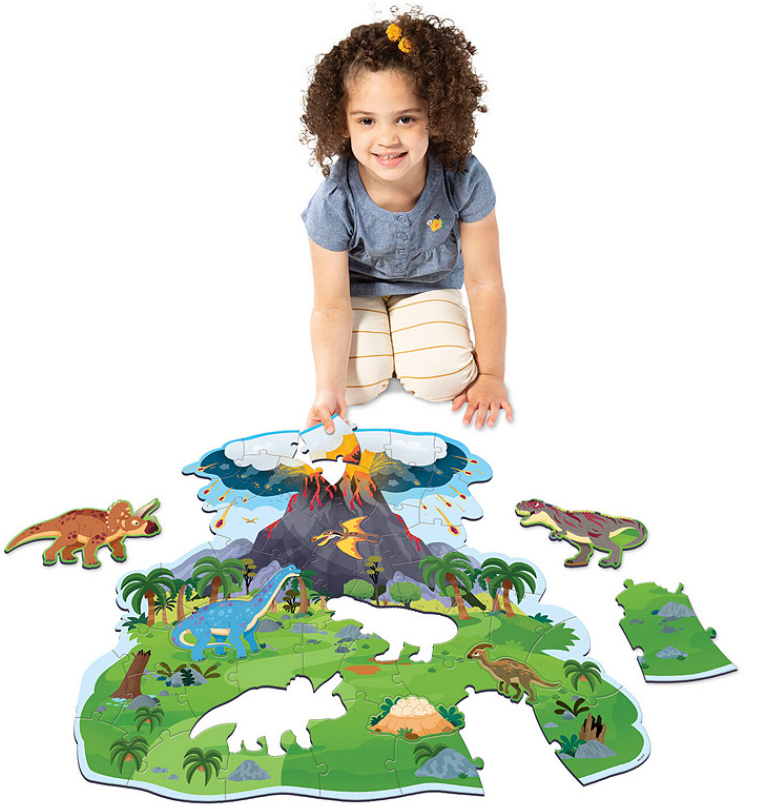 Dinosaur Island Floor Puzzle 48pc