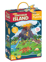 Dinosaur Island Floor Puzzle 48pc