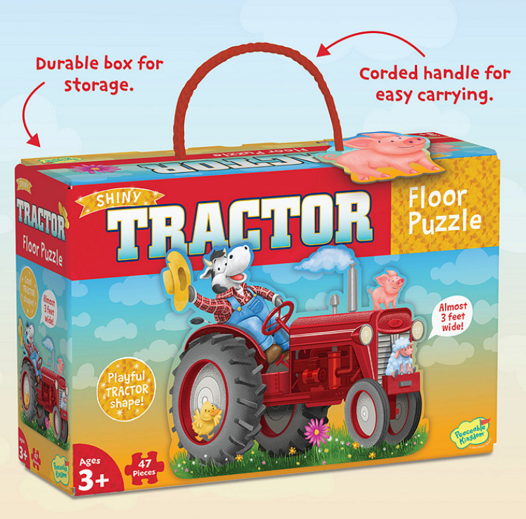 47 pc Tractor Floor Puzzle