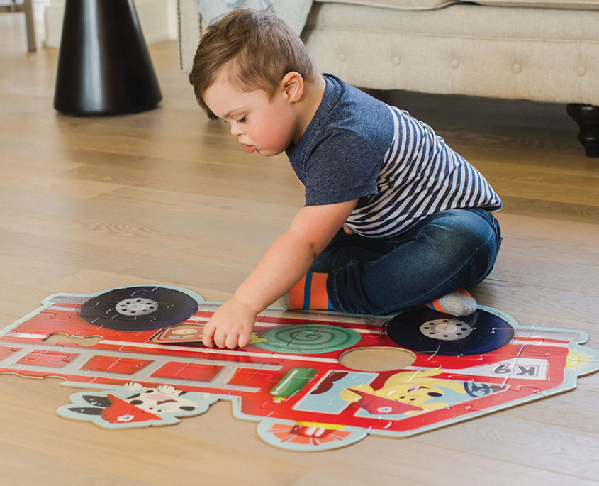 39 pc Fire Truck Pups Floor Puzzle