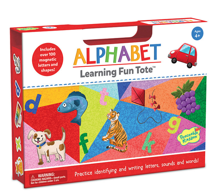 Alphabet Learning Fun Tote