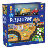 48 pc Construction Site Puzzle and Play