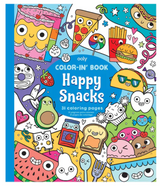 Happy Snacks Color In Books