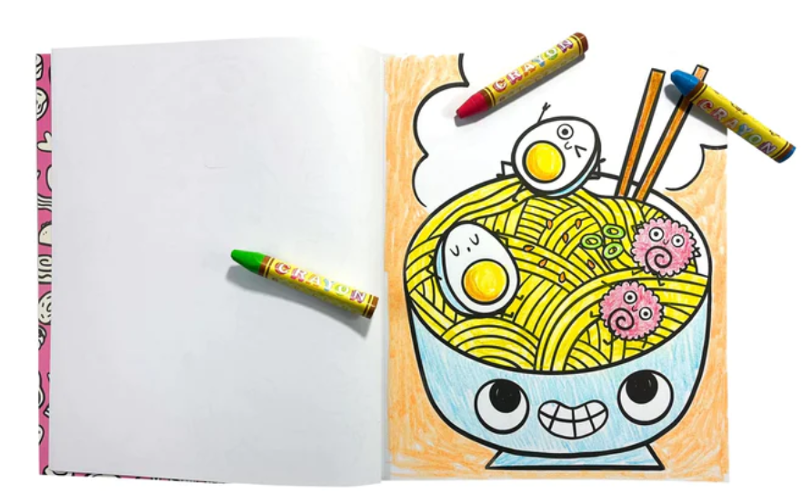 Happy Snacks Color In Books